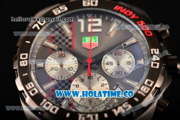 Tag Heuer Formula 1 Miyota OS20 Quartz PVD Case with Grey Dial and White Stick Markers - Click Image to Close